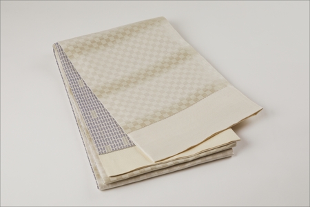 丹後帯　京袋帯「三椏古事記文」