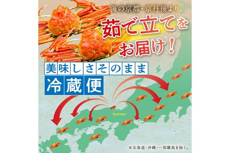 【大好評！カニ酢付き】訳あり！釜茹で！本ずわいがに姿 1匹（600g前後）