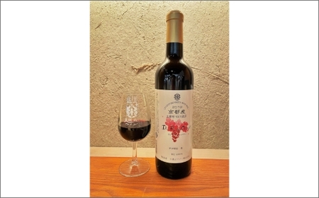 京丹後産ぶどうを醸造した甘口の赤ワイン　定期便（隔月×3回）