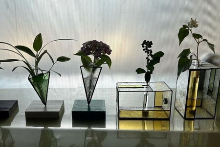 花瓶 四角ボックス花器 一輪挿し｜花器｜花瓶