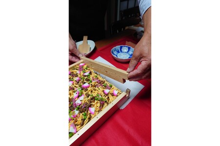 丹後ばら寿司のお料理に最適　新・一升用まつぶた