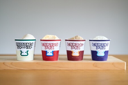 牛乳屋さんのアイス　ヒラヤアイス6個セット【事業者支援】プロジェクト ミルクアイス ご当地アイス ヒラヤミルクアイス コーヒーアイス アイスセット アイス