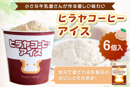 ヒラヤコーヒーアイス6個セット アイス