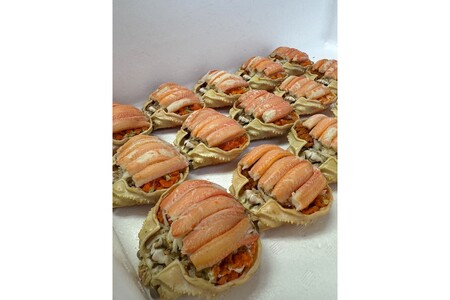 セイコガニ甲羅盛Mサイズ 3個セット カニ かに