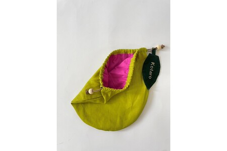 まんまるくだもの　なし巾着