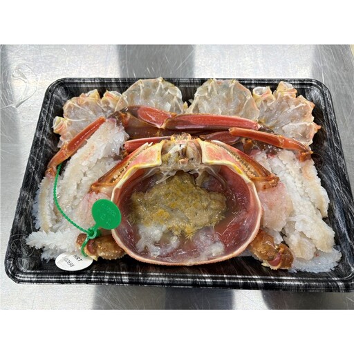 蟹しゃぶセット（間人蟹約800g×1杯分／蟹味噌付き・カニだし付き）
