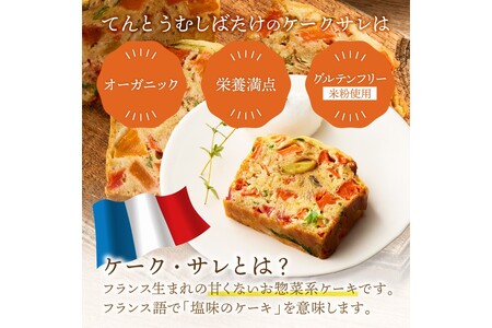 ケークサレ定期便（2本×2回）| 有機野菜たっぷり グルテンフリー