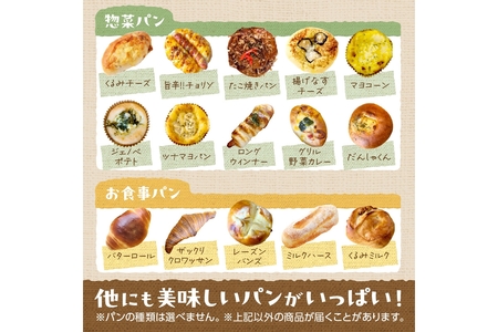 【訳あり】おまかせ　お楽しみ京都丹後のパン13～15個詰め合わせセット定期便（12ヶ月）