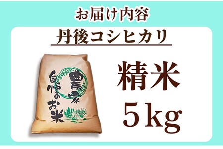 コシヒカリ令和7年 丹後コシヒカリ 5kg 精米