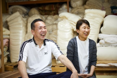 伝統のふとん屋が作るストレッチ棒　ヨガ　ポール（小）