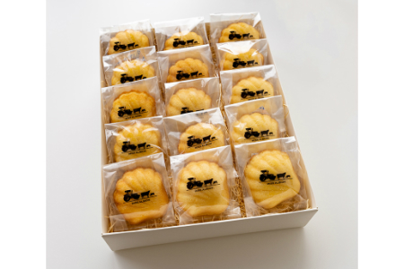 【マドレーヌ／焼き菓子】牧場マドレーヌ１５ケ入 牛乳のやさしい甘みと発酵バター風味豊かなマドレーヌ