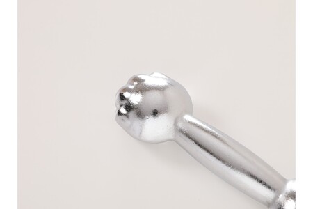 ダンベル/にゃんべる(猫の手+ダンベル)500gメッキ 猫グッズ・運動器具・ネコグッズ・インテリア