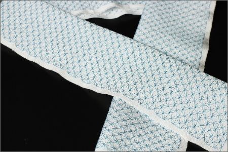 刺繍半衿（半襟）ブルー | 京都府京丹後市 | ふるさと納税サイト「ふる 
