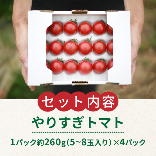 高糖度！やりすぎトマト 約1kg 冬発送【トマト】