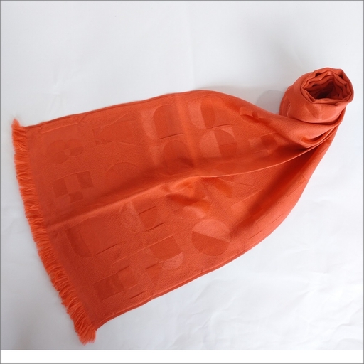 頑張る人へのエール シルク・ストール（オレンジ）