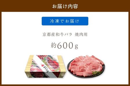 【京都モリタ屋】京都産和牛バラ 焼肉用 約600g