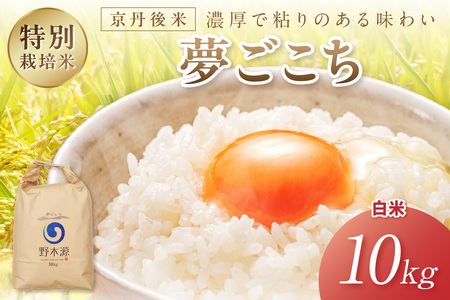 2025年産 京丹後米 特別栽培米夢ごこち10kg（白米）
