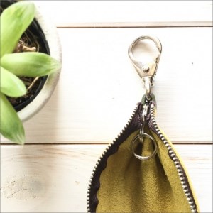 バナナキーケース 牛革ケース イエロー