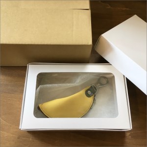 バナナキーケース 牛革ケース イエロー