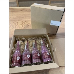 琴引の塩を使用した赤ワイン塩　4本セット