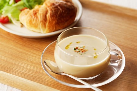 【スープ】京都・京丹後産しょうがのクリームスープ　＜京都府京丹後産の「新生姜」を使用した、ミルク仕立てのまろやかなクリームスープ＞　スープセット・冷凍スープ・生姜スープ