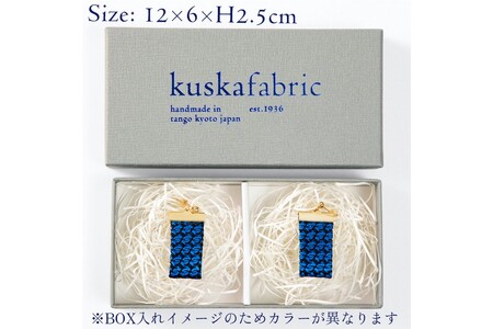イヤリング／kuska fabric ガルザイヤリング「ゴールド」 世界でも稀な手織りファブリック 　アクセサリー・小物・雑貨・イヤリングセット・カラー：ゴールド（金色）