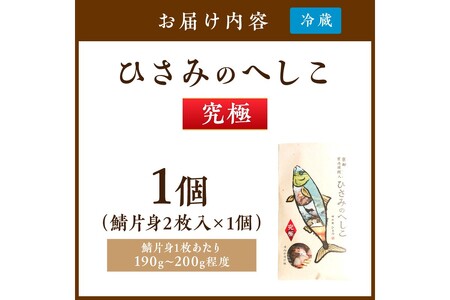ひさみのへしこ【究極】 (片身2枚入)