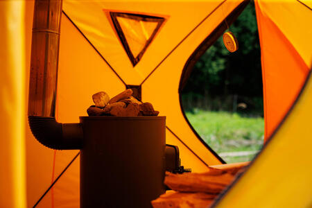 サウナ 料理旅館きぐすりや テントサウナ 大自然の中でアウトドアサウナを満喫! テントサウナにハマる人が続出中! 1~4名様プラン お出かけ アウトドア 体験 チケット 施設利用券 京都