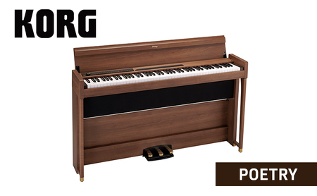 KORG POETRY　ピアノ 電子ピアノ デジタルピアノ 電子楽器 日本製 RH3鍵盤 Bluetooth対応 88鍵盤 ショパンを弾きたくなるピアノ