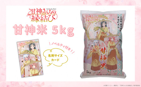 甘神米 5kg ノベルティ付き 24,850円