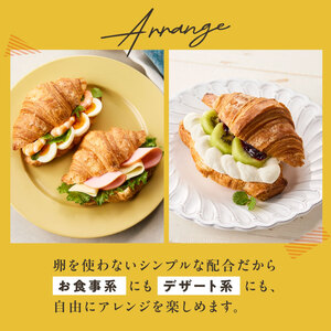 自家培養酵母の旨味を堪能♪クロワッサン１０個＋食パン1本（ノーカット）065-07