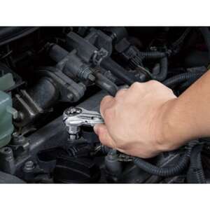 KTC 9.5sq.ショートスイベルラチェットハンドル [BRSW3S]【1638262】