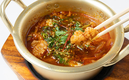 自家製多来多来のホルモン鍋セット(500g)タレ付き_肉 もつ鍋 牛肉 鍋 鍋セット 惣菜・加工品 肉 鍋 なべ ナベ_【配送不可地域:離島】【1143829】