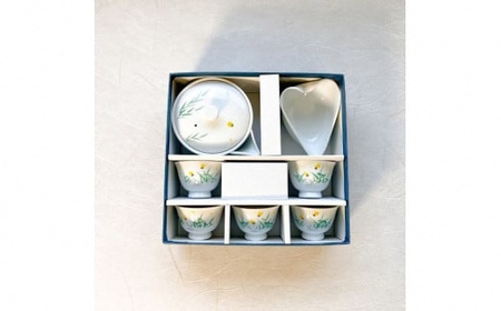 【高級宇治茶】宇治玉露＆茶器セット 絵付け 宇治茶【091】