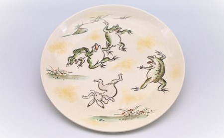 ☆ 平安松泉 清水焼 鳥獣戯画皿 清水焼】お皿（鳥獣戯画）【159】 | 京都府井手町 | ふるさと