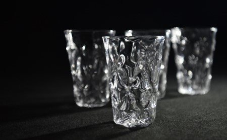 水面　タンブラー（1脚）〈ガラス タンブラー コップ おしゃれ 工芸品 食器 日用品〉 