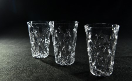 水面　タンブラー（1脚）〈ガラス タンブラー コップ おしゃれ 工芸品 食器 日用品〉 