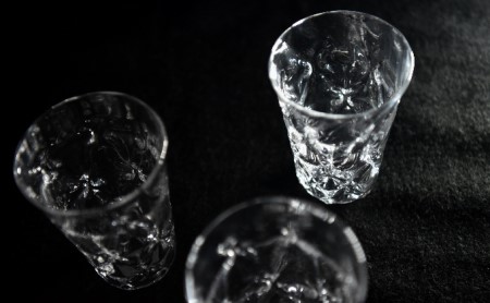 水面　タンブラー（1脚）〈ガラス タンブラー コップ おしゃれ 工芸品 食器 日用品〉 