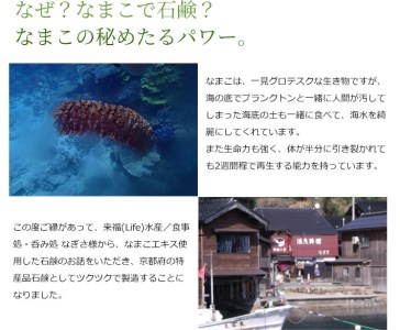 京都産なまこの石けん namakko soap【1209151】