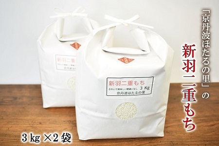 「京丹波ほたるの里」のもち米　令和4年度産　3kg×2袋（総量6kg） [012HS001L]