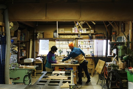 【京丹波町産ヒノキ使用】 手作りハンガーラック【 木製 手づくり  】  [200TK001]