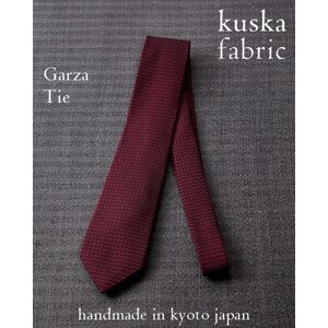 【手織りネクタイ】ワイン ガルザタイ kuskafabric 丹後の絹織物【高島屋選定品】_装飾品・工芸品 ネクタイ・ベルト 服飾小物 _【1615368】 10,500円