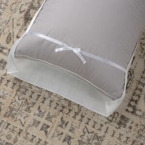 【シルクの枕カバー】×10枚 ひもで結ぶタイプ フリーサイズで大きな枕にも対応 白 無添加ヘアケアに【1631534】