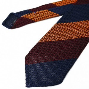 kuska fabricのエグゼクティブガルザタイ【No.5】世界でも稀な手織りネクタイ【1254566】