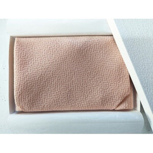 正絹ちりめん台付ふくさ(ピンク)　シルク100%　冠婚葬祭に便利な日本製袱紗　結婚式、法事・葬式に_装飾品・工芸品  服飾小物 _【1421973】