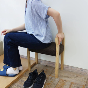 玄関スツール サイドアームW450 腰掛け_OS099-0003