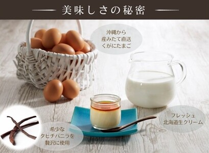 【 大阪喜安 】くがにたまごのプレミアムプリン・6個_OS186-0005