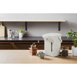 早沸きポット 1.2L アッシュホワイト ポット_OS155-0026