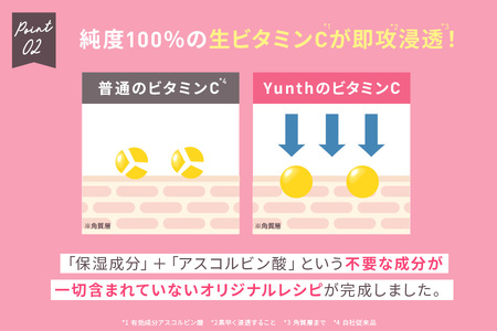 【 Yunth 】【3回定期便】生VC美白美容液 1ml×28包 │ 美容 _OS126-0007