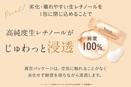 【 Yunth 】【3回定期便】生VAダーマ美容液 1ml×28包_OS126-0008